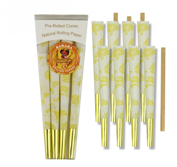 Конусы Honey Puff KS Banana 8шт - Бренд Honey Puff - Магазин вапорайзеров, бонгов и лучших аксессуаров для курения  rastastore.ru