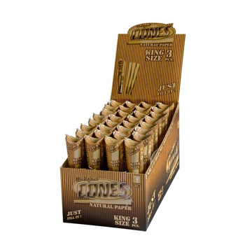 Конусы Cones Natural Display King Size (3шт) - Бренд Cones - Магазин вапорайзеров, бонгов и лучших аксессуаров для курения  rastastore.ru