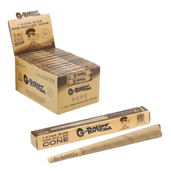 Конусы G-ROLLZ | Unbleached Extra Thin KS - Бренд G-Rollz - Магазин вапорайзеров, бонгов и лучших аксессуаров для курения  rastastore.ru